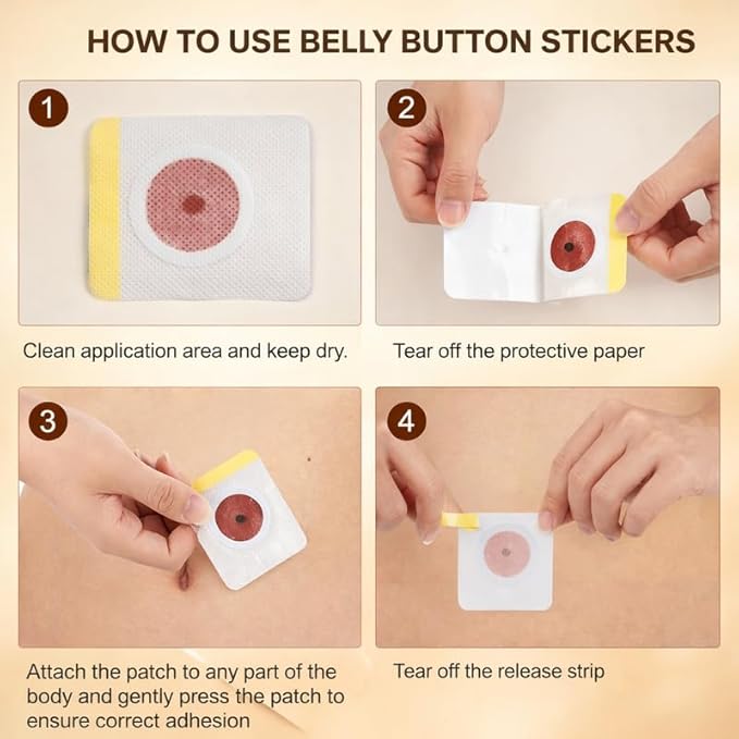 SlimFix Belly Patch – Herbal Navel Detox & Waist Slimming Patch (3 Patches)