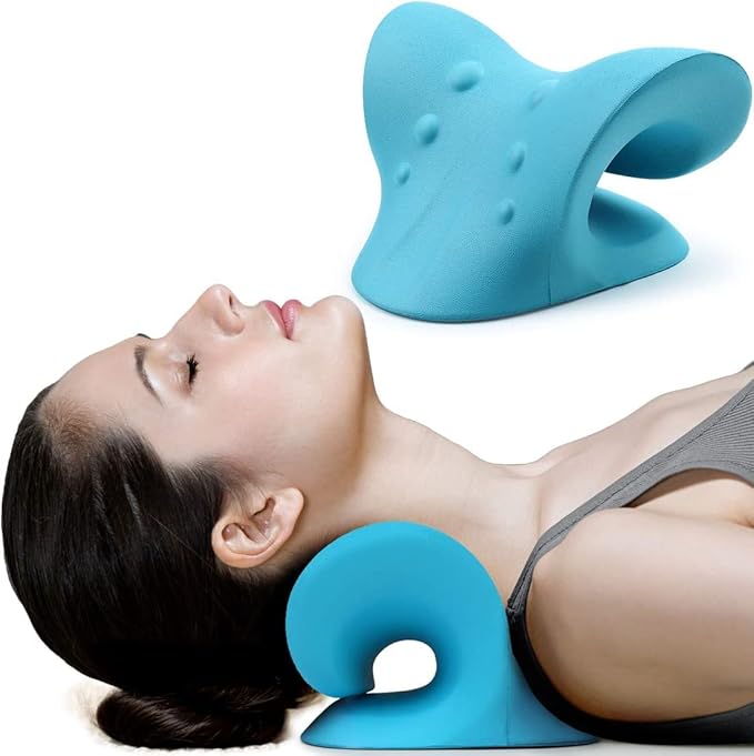 SpineCloud Pro – Cervical Neck Stretcher & Shoulder Traction Relaxer Pillow