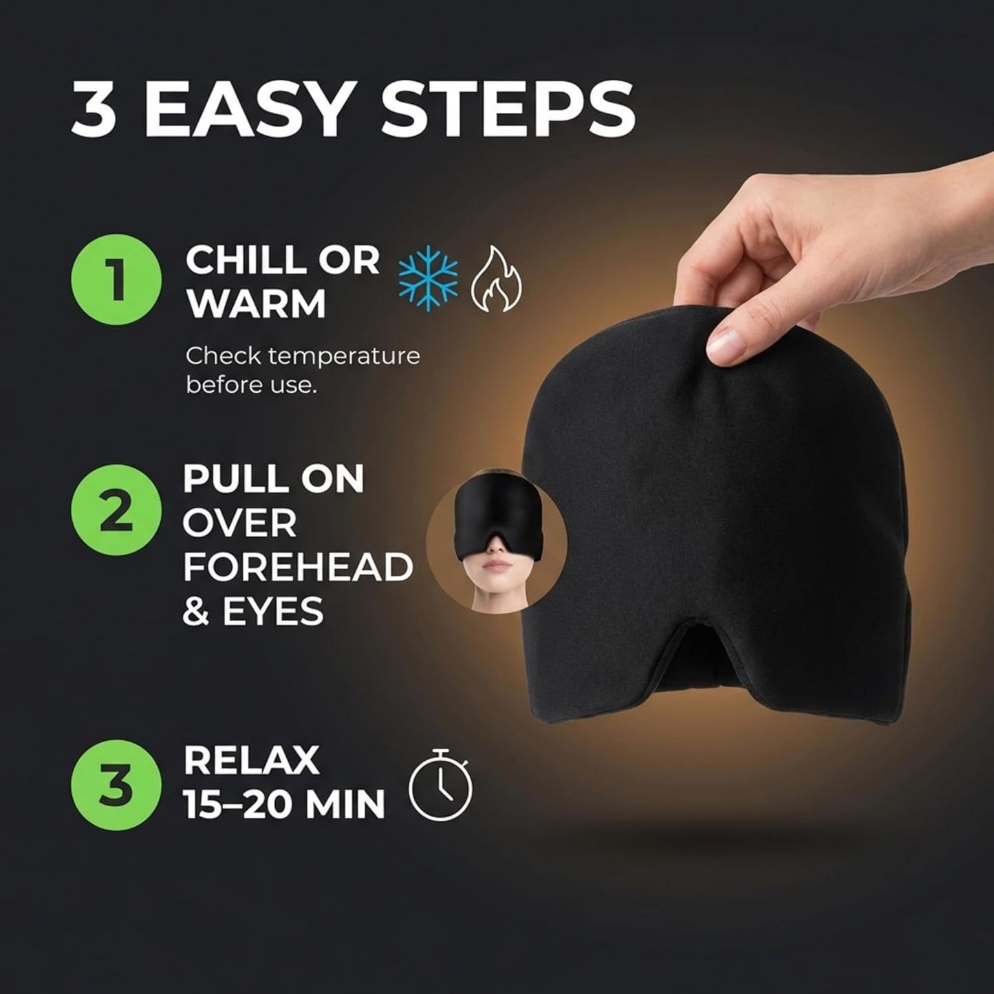 Magic secret Migraine and Headache Relief Cap